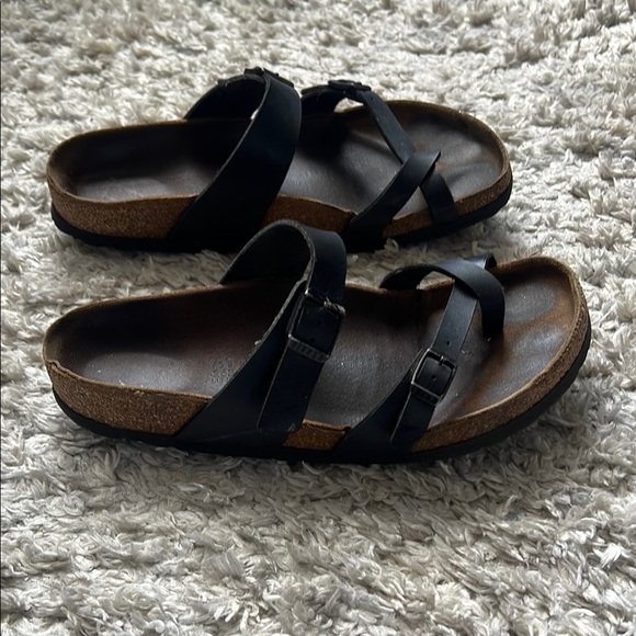 Birkenstock Mayari Black Double Strap Sandals EU 41 - Picture 6 of 7